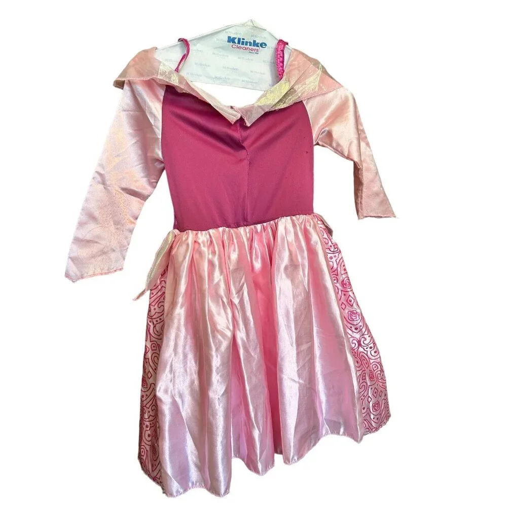 Disney Princess Halloween Pretend Play Aurora Sleeping Beauty Costume Size 4-6X